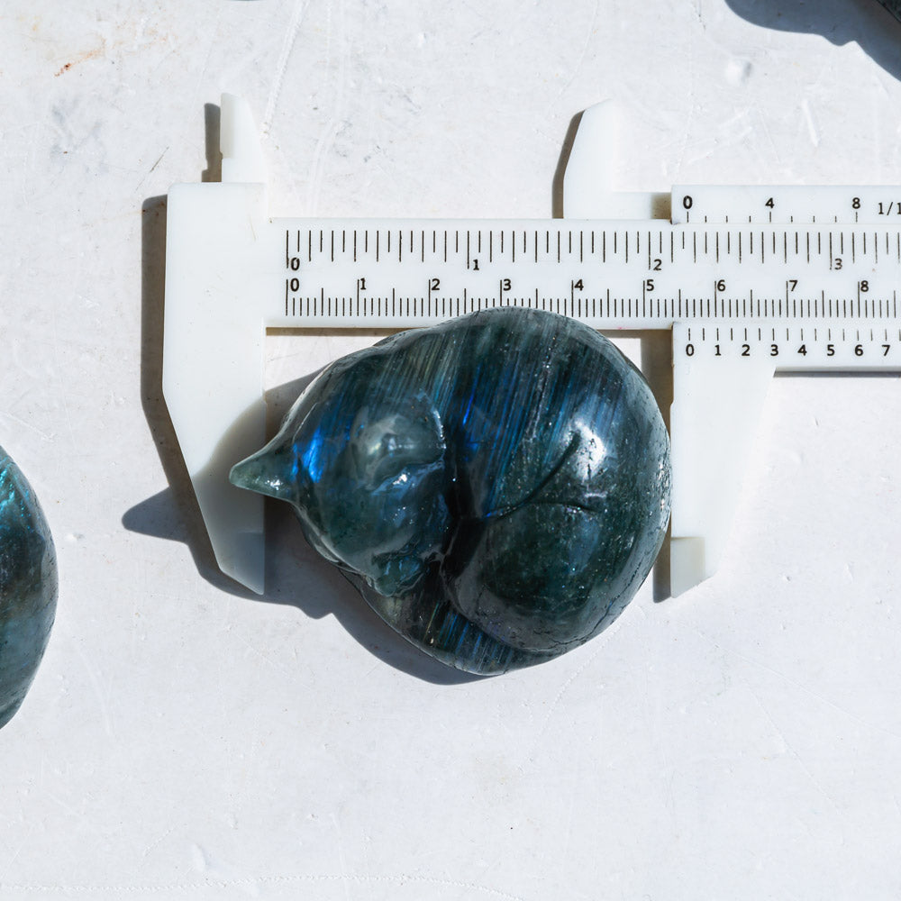 Reikistal Labradorite Cat Owl Hej Ketty