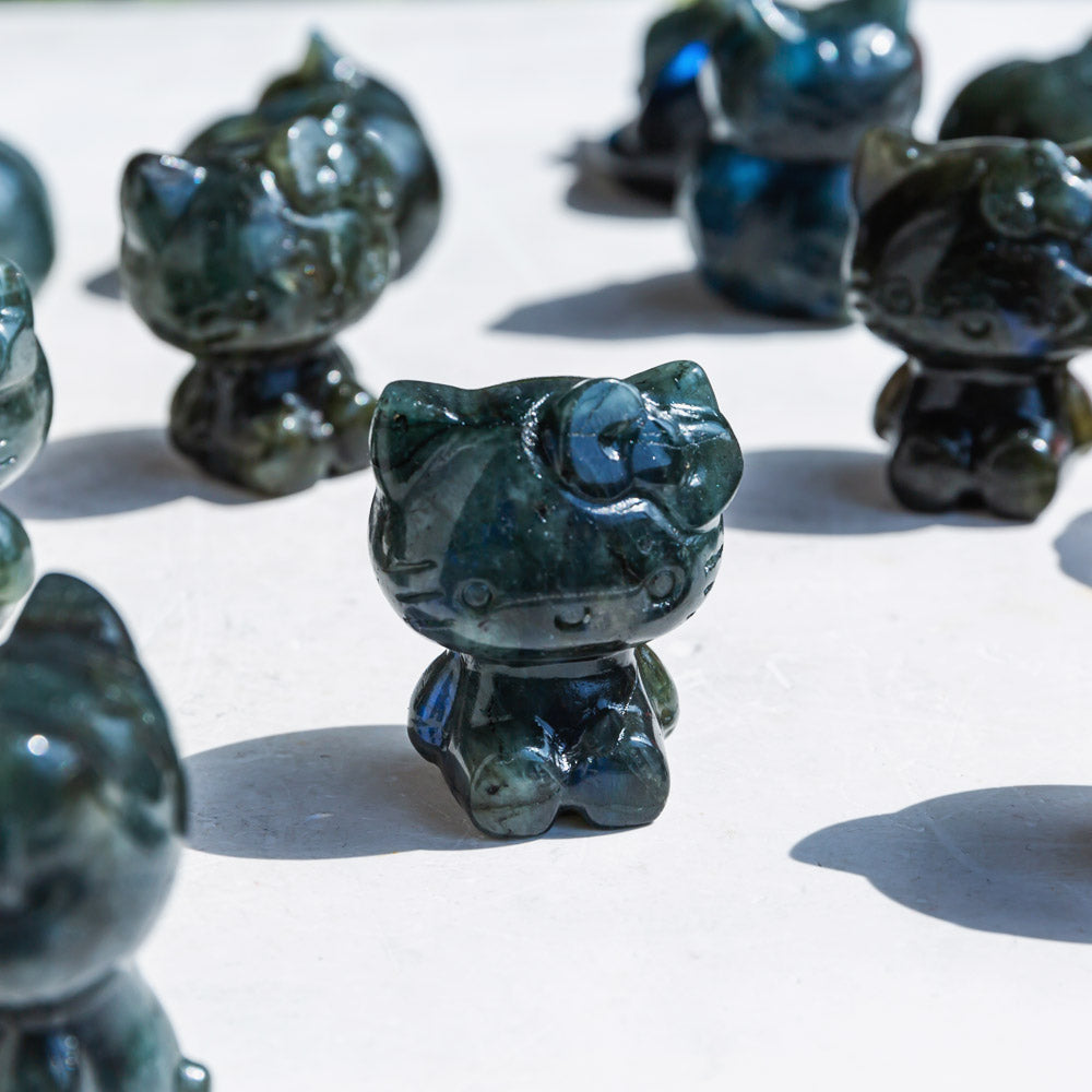 Reikistal Labradorite Cat Owl Hej Ketty