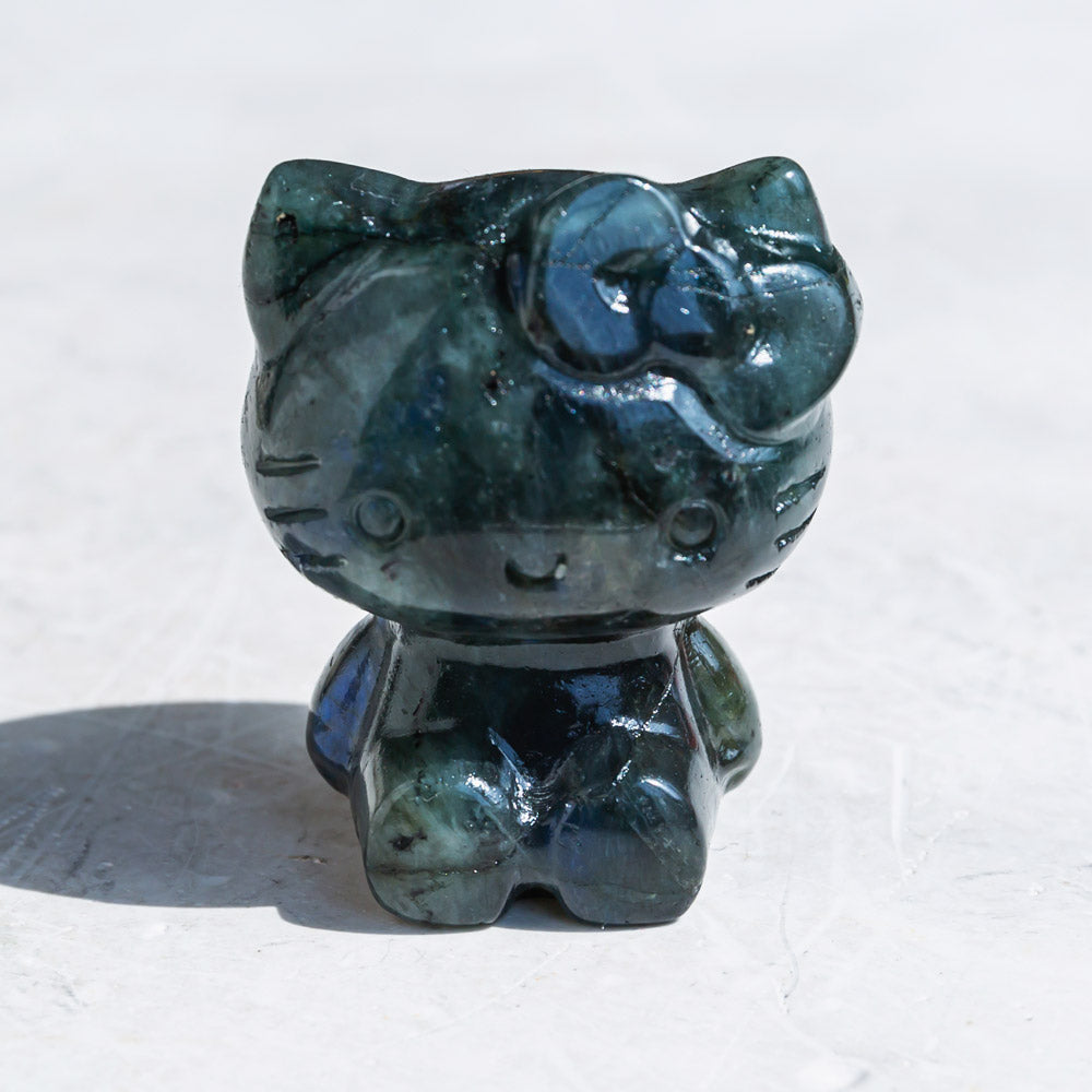 Reikistal Labradorite Cat Owl Hej Ketty