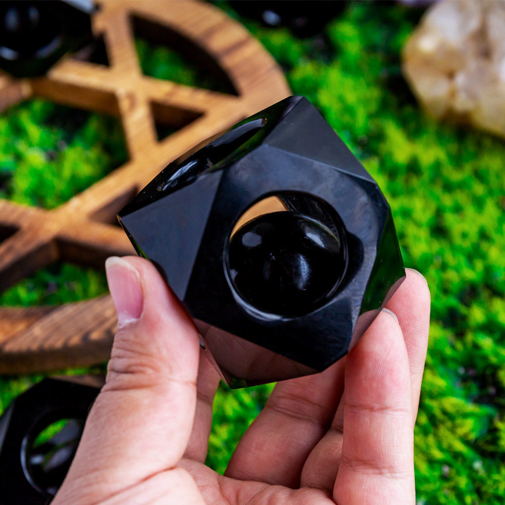 Reikistal Obsidian Polyhedron