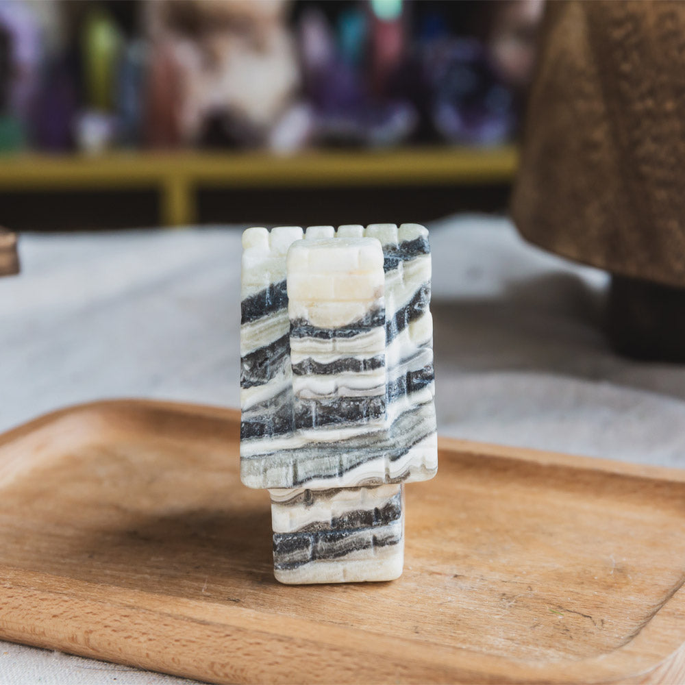 Reikistal Zebra Calcite House