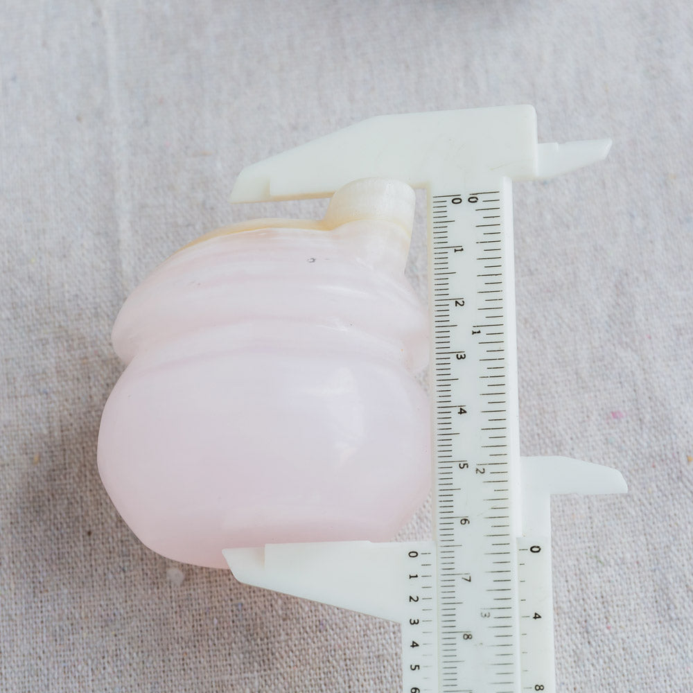 Reikistal Pink Calcite Mushroom House