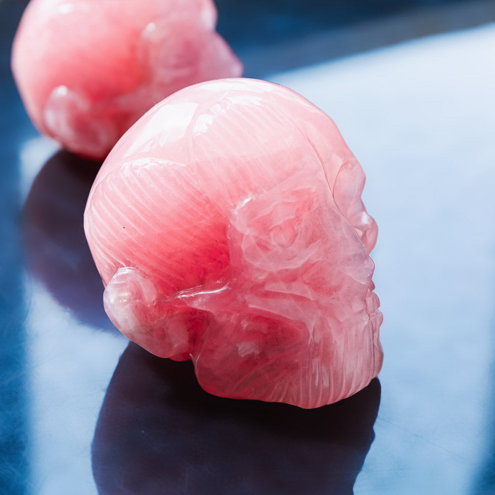 Reikistal Rose Quartz Skull