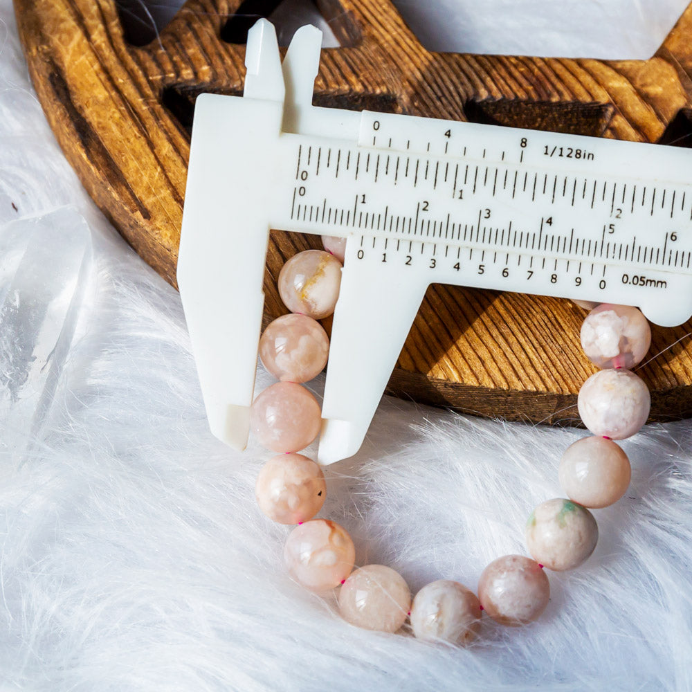 Reikistal Flower Agate Bracelet