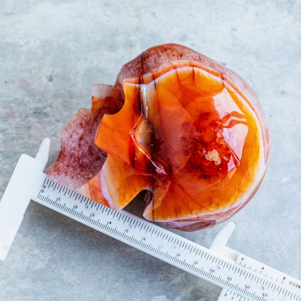 Reikistal Carnelian Skull