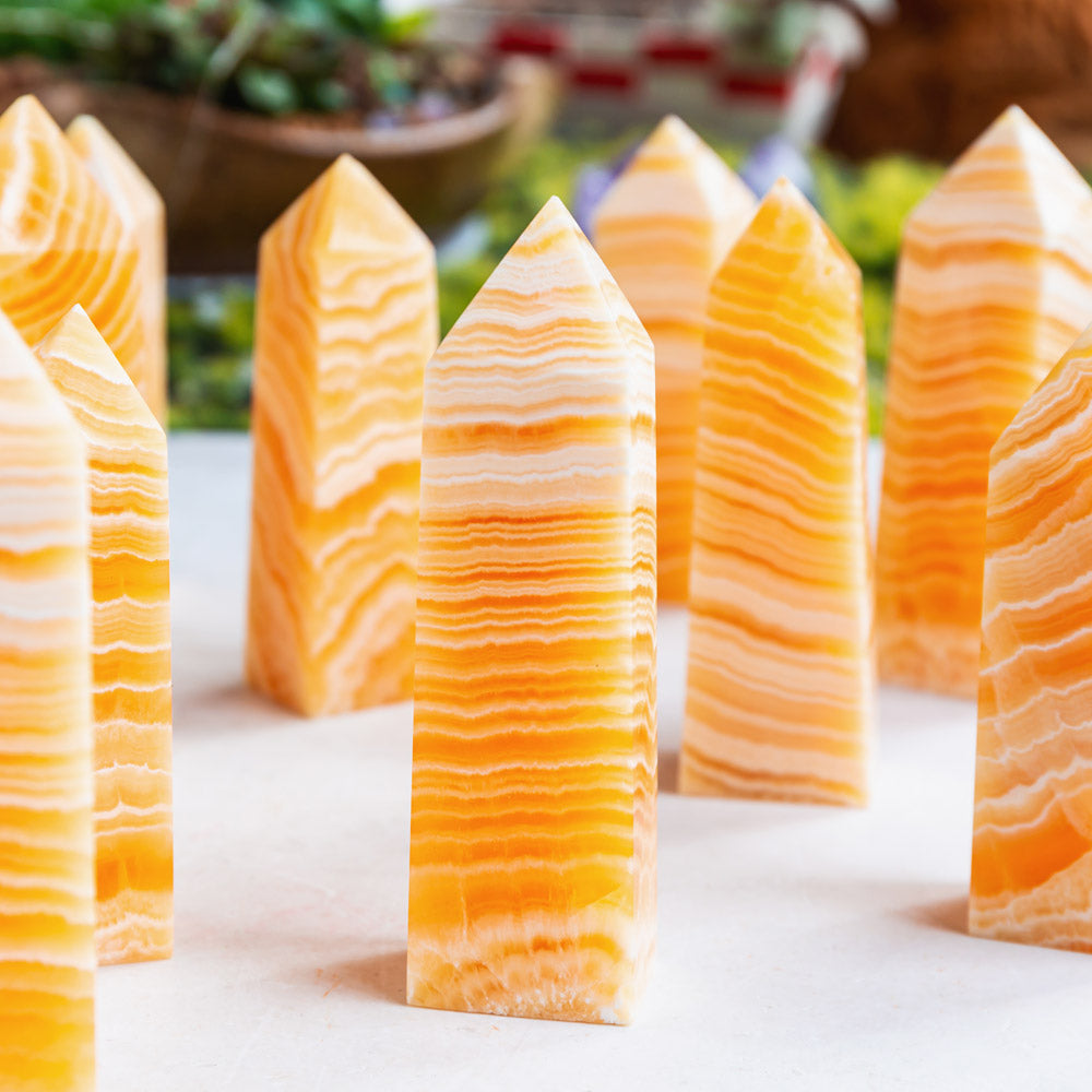 Reikistal Orange Calcite Tower