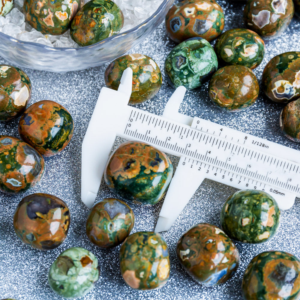 Reikistal Rainforest Jasper Tumbled Stone