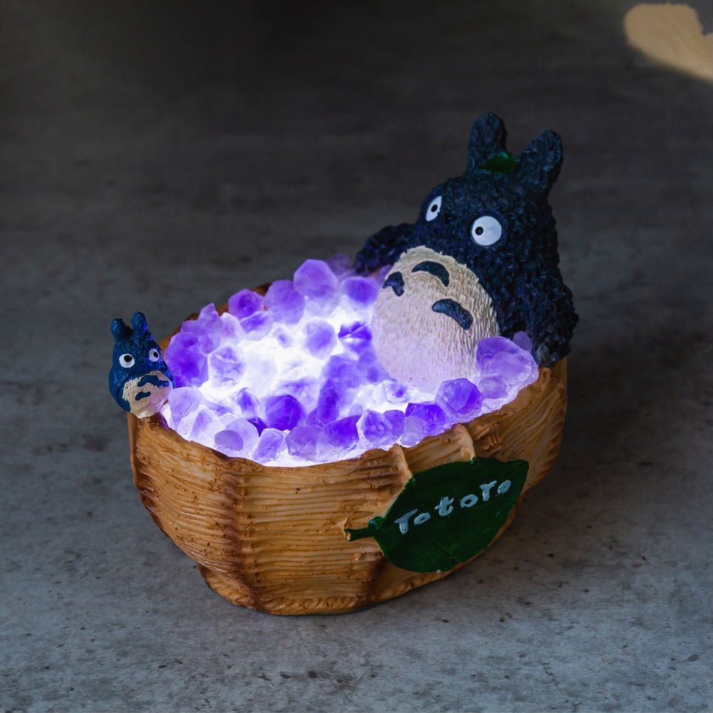 Reikistal Natural Crystal Light -Tumble lamp - Totoro