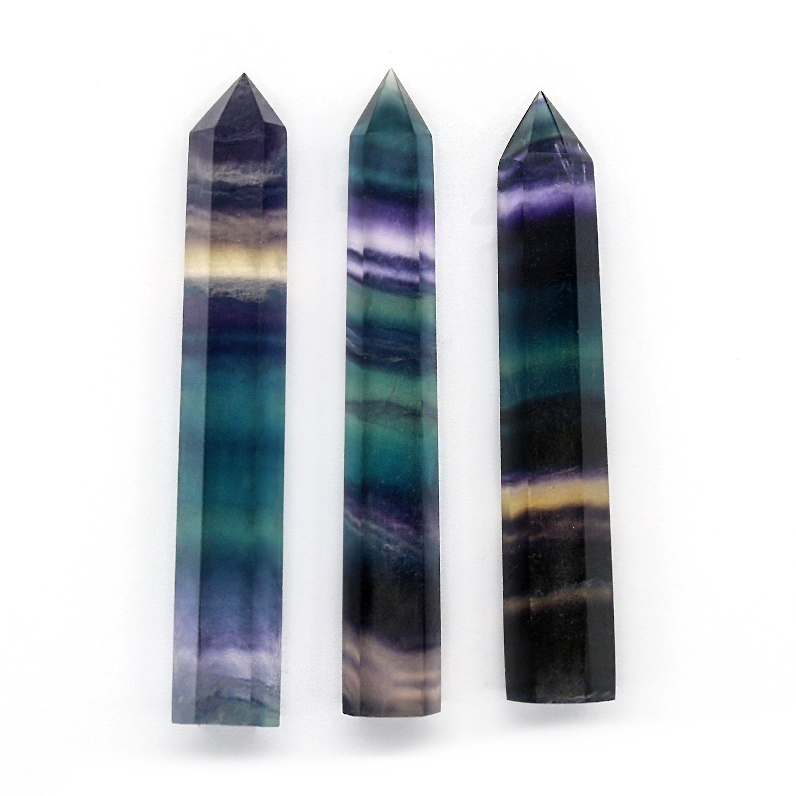 Reikistal Rainbow Fluorite Point