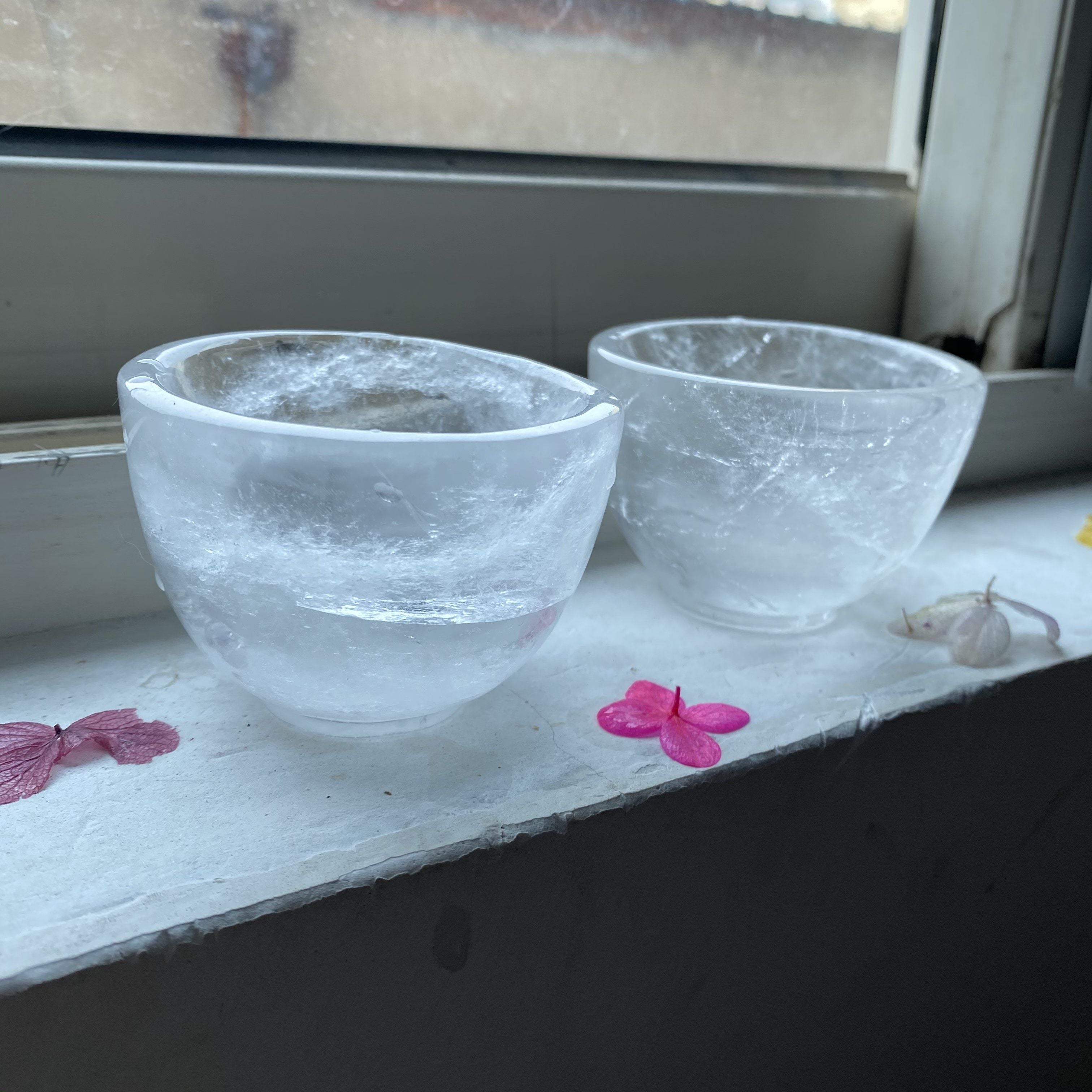 Reikistal Clear Quartz & Rose Quartz Small Cup