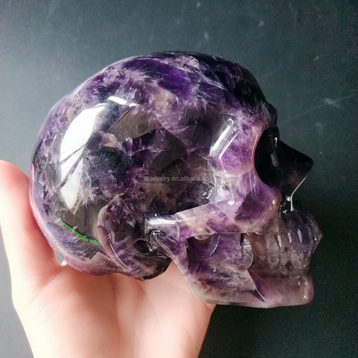 Reikistal Dream Amethyst Skull