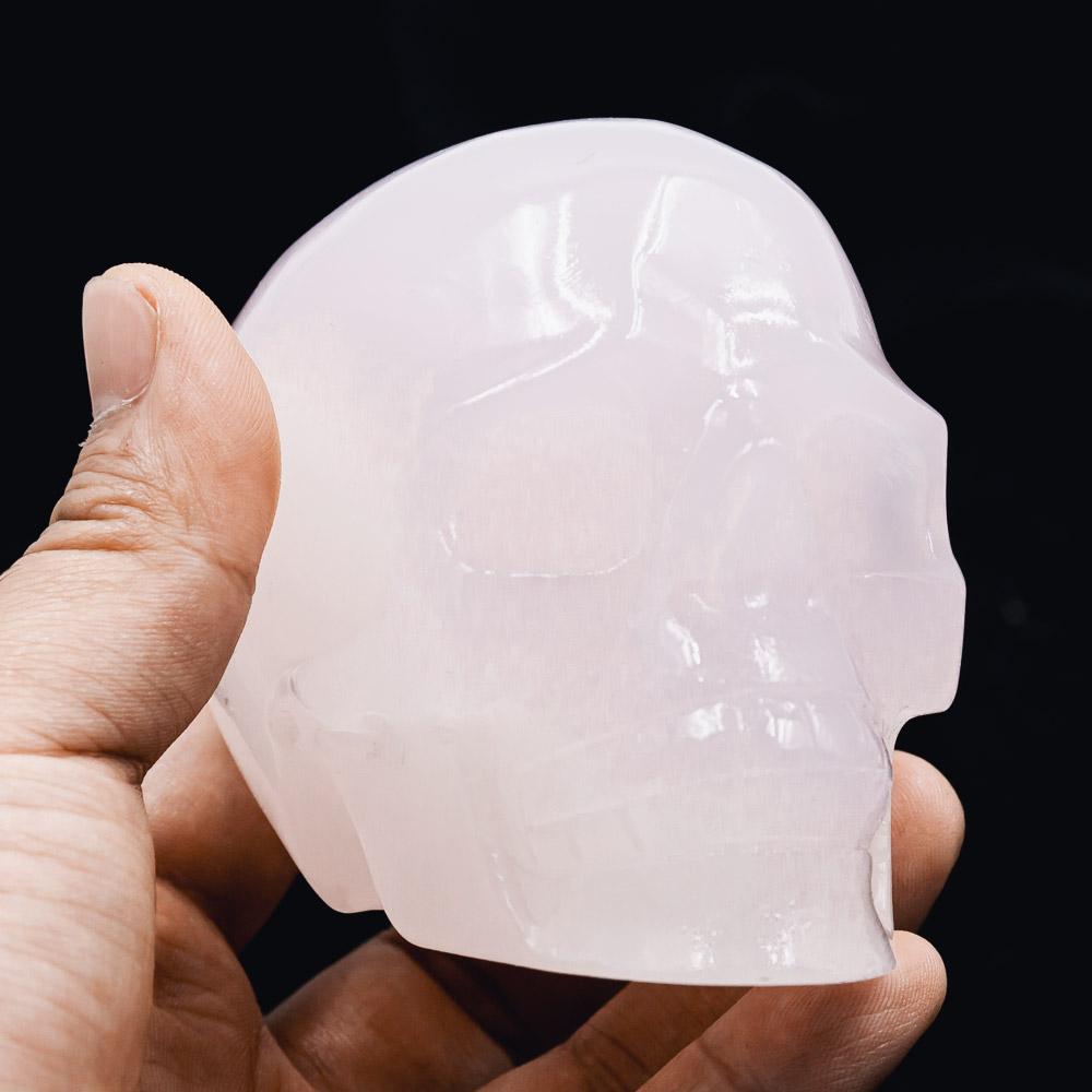 Reikistal Pink Calcite Skull