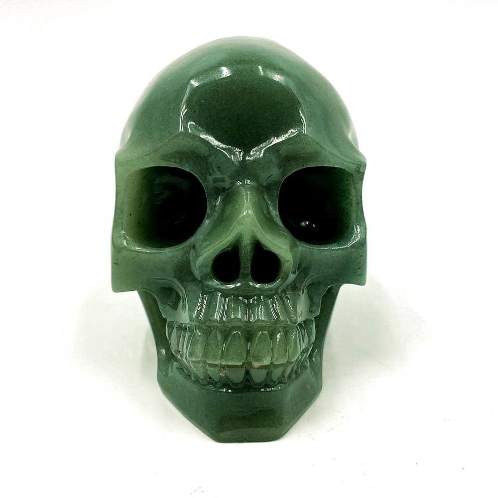 Reikistal Green Aventurine Hollow Skull
