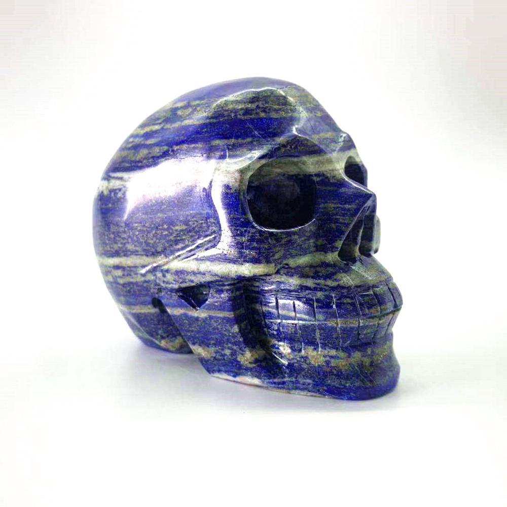 Reikistal Lapis Lazuli Stone Skull