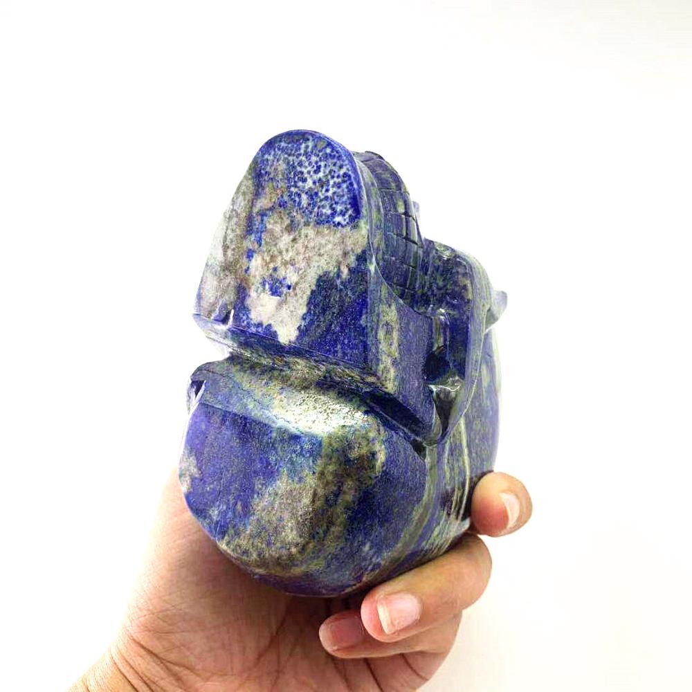 Reikistal Lapis Lazuli Stone Skull