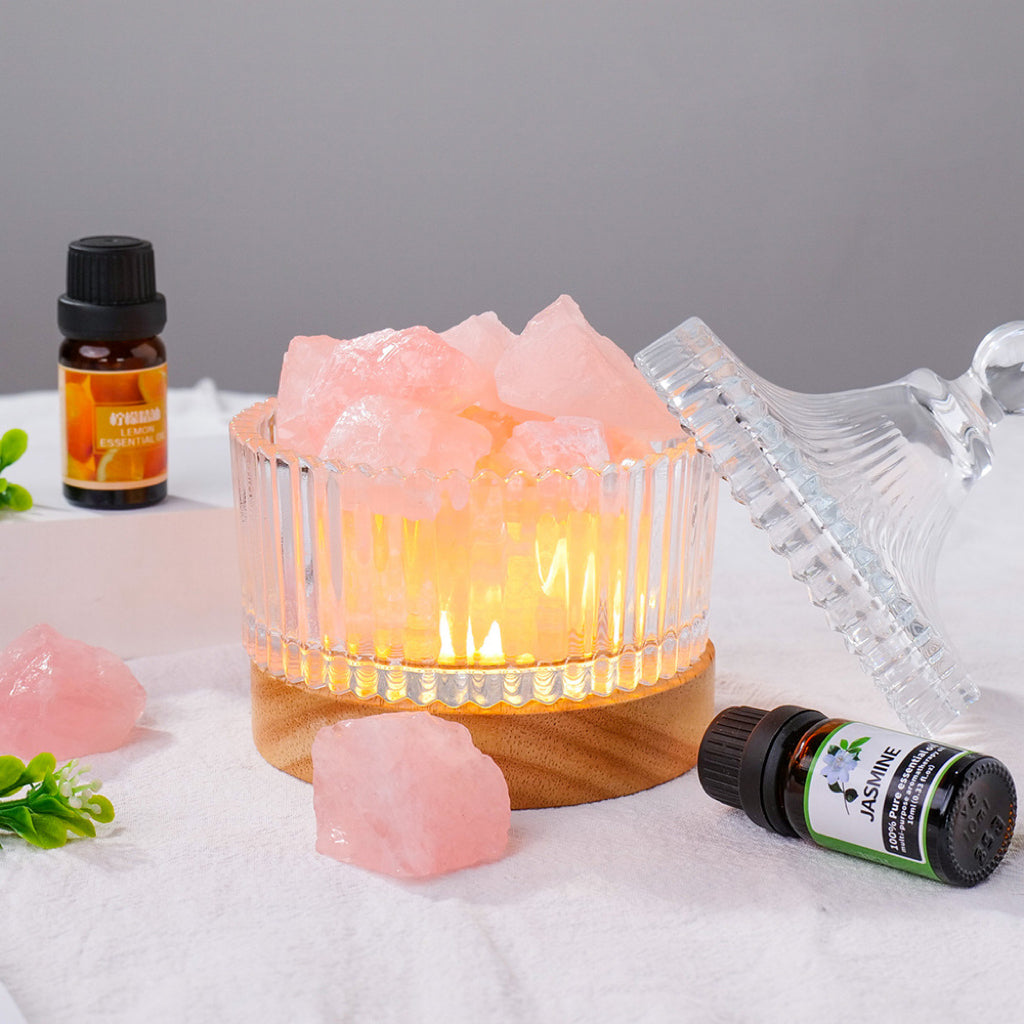 Reikistal Crystal Mineral Salt Aromatherapy Diffuser Cup