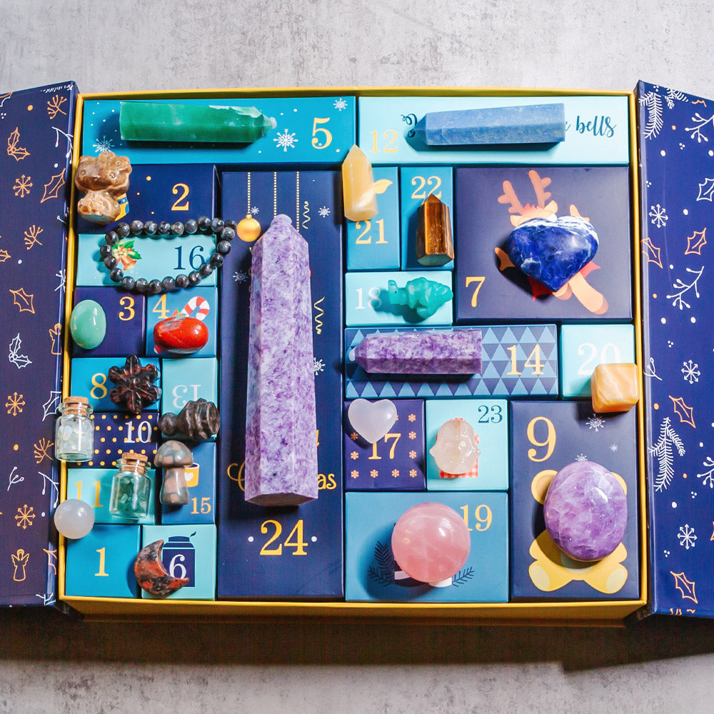 【Christmas】 Countdown Natural Crystal Gift Box