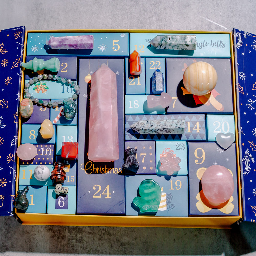 【Christmas】 Countdown Natural Crystal Gift Box