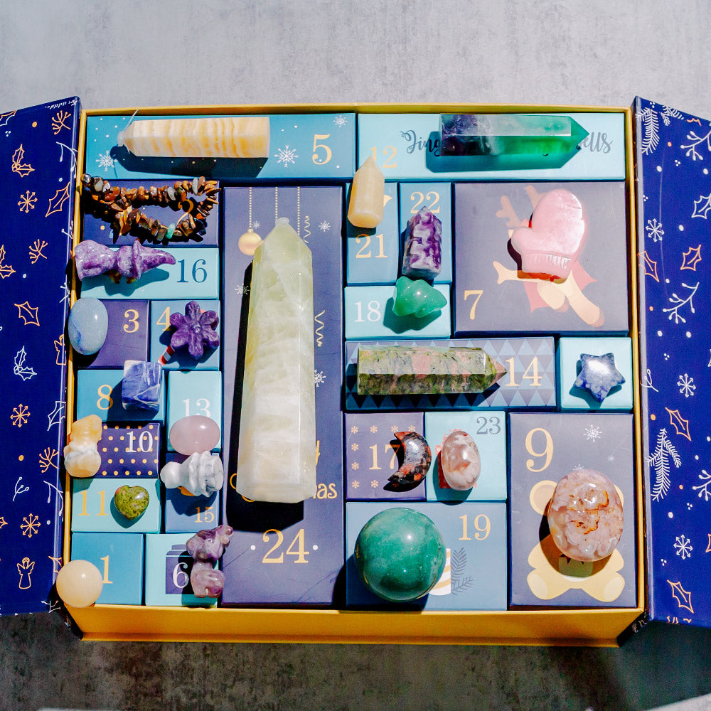 【Christmas】 Countdown Natural Crystal Gift Box