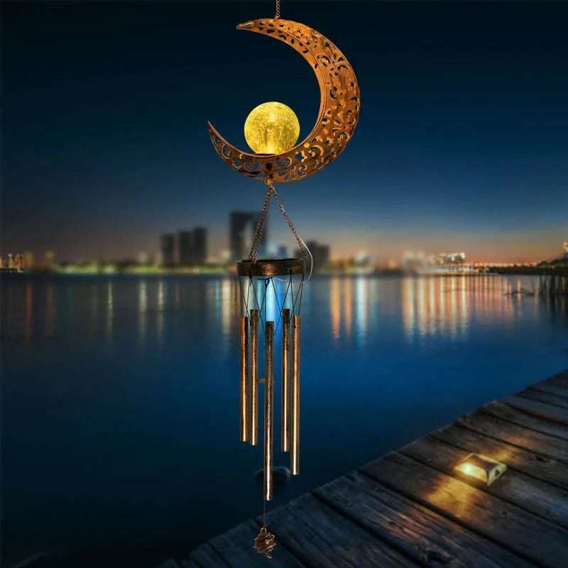 Reikistal Solar Moon or Sun Wind Chime Ornaments