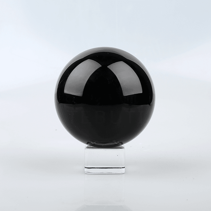 Reikistal Natural Obsidian Crystal Sphere