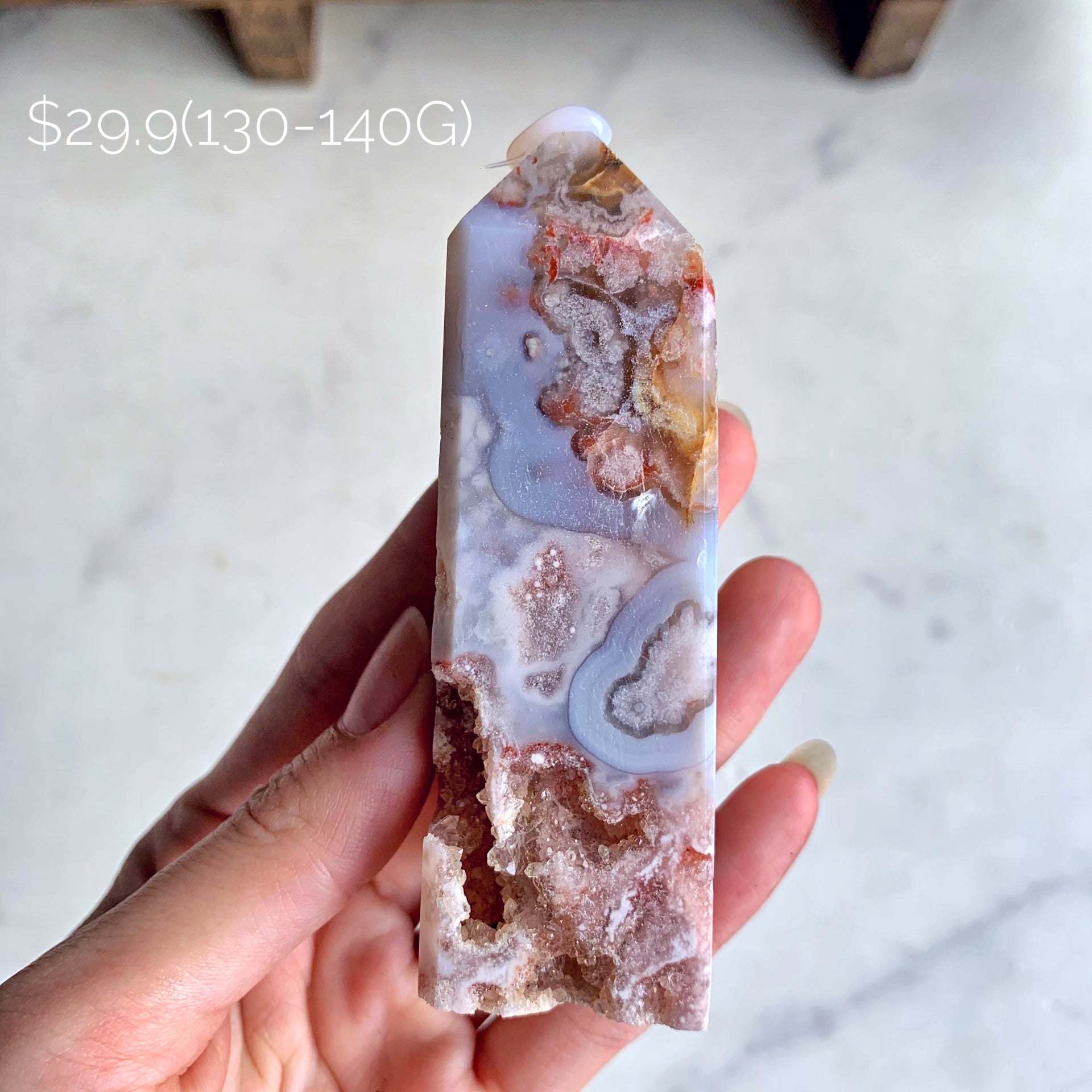 【Weekly Flash Deals】Amethyst Flower Agate Druzy Tower