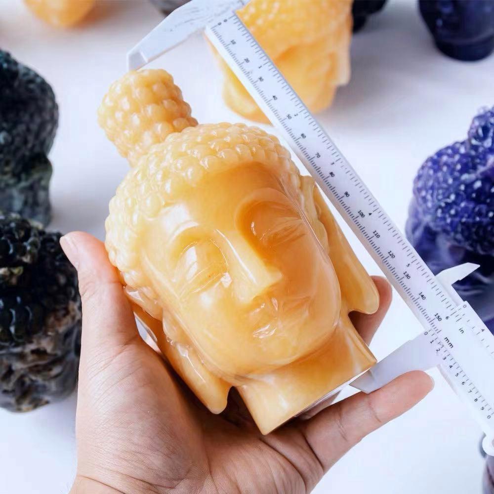 Reikistal Crystal Buddha Head