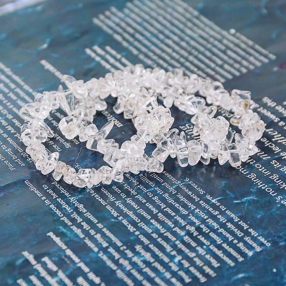 Reikistal 【Chips Bracelet 】Clear Quartz