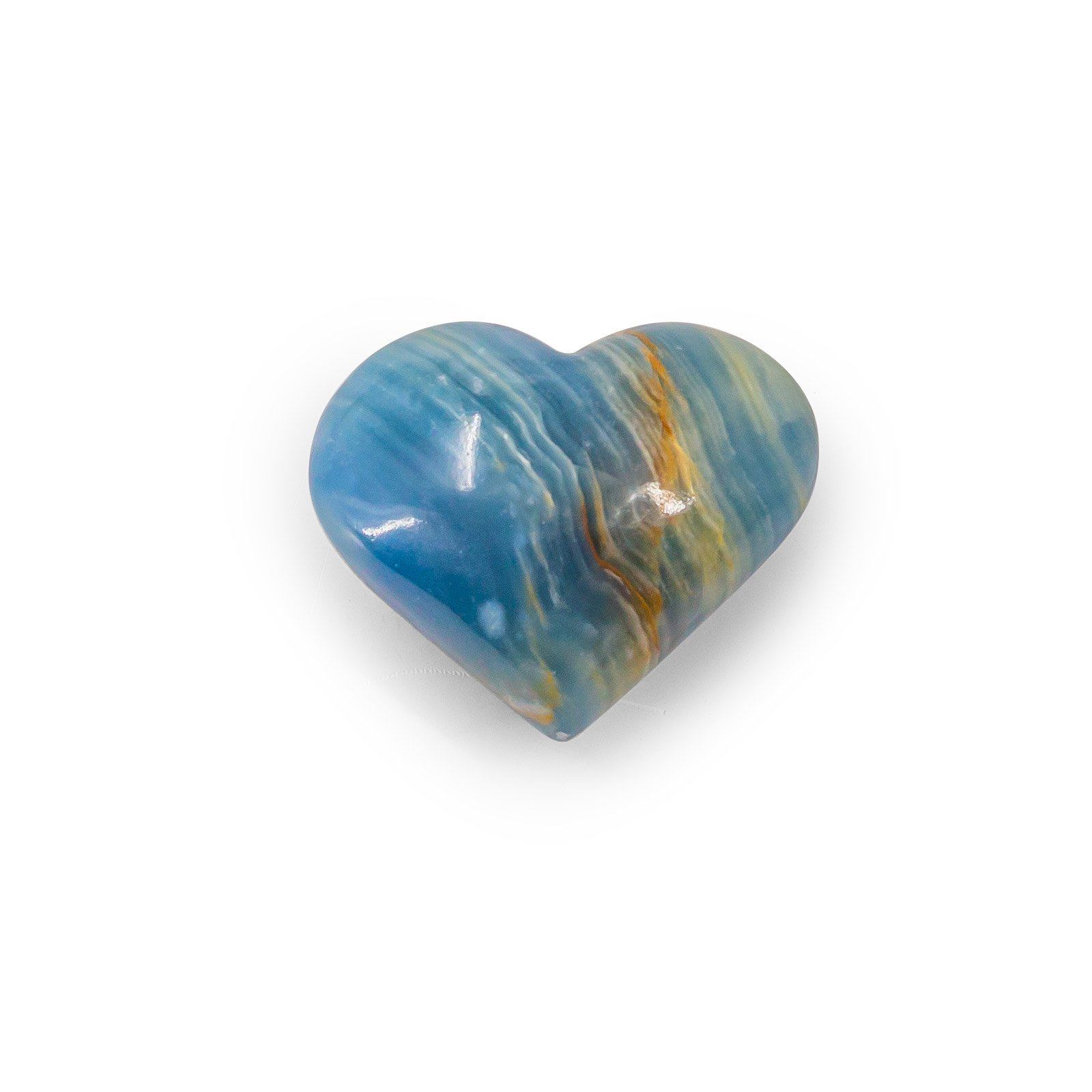 Reikistal Blue Onyx Heart