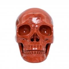 Reikistal Red Jasper Hollow Out Skull