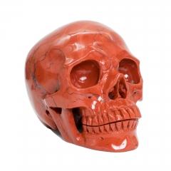 Reikistal Red Jasper Hollow Out Skull