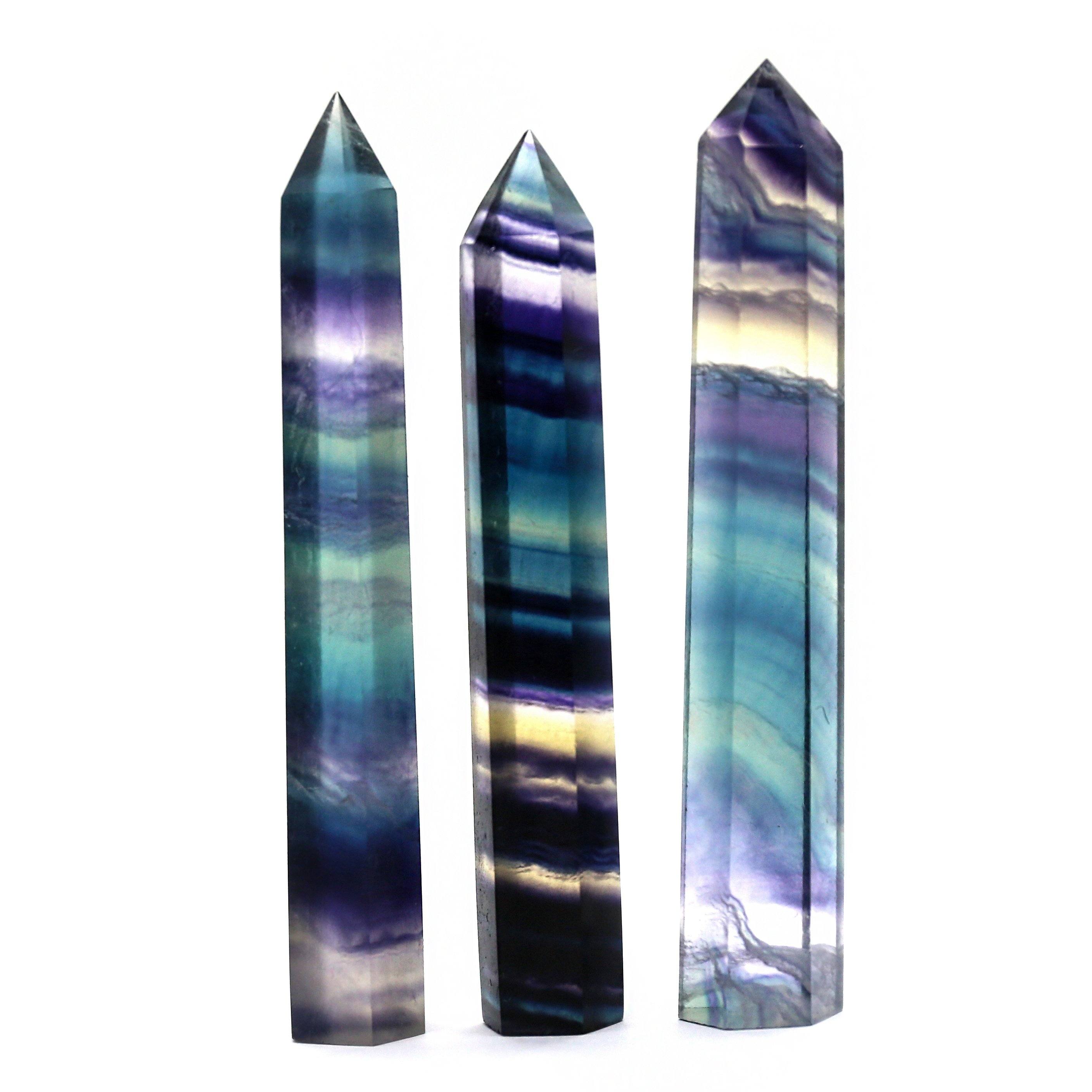 Reikistal Rainbow Fluorite Point