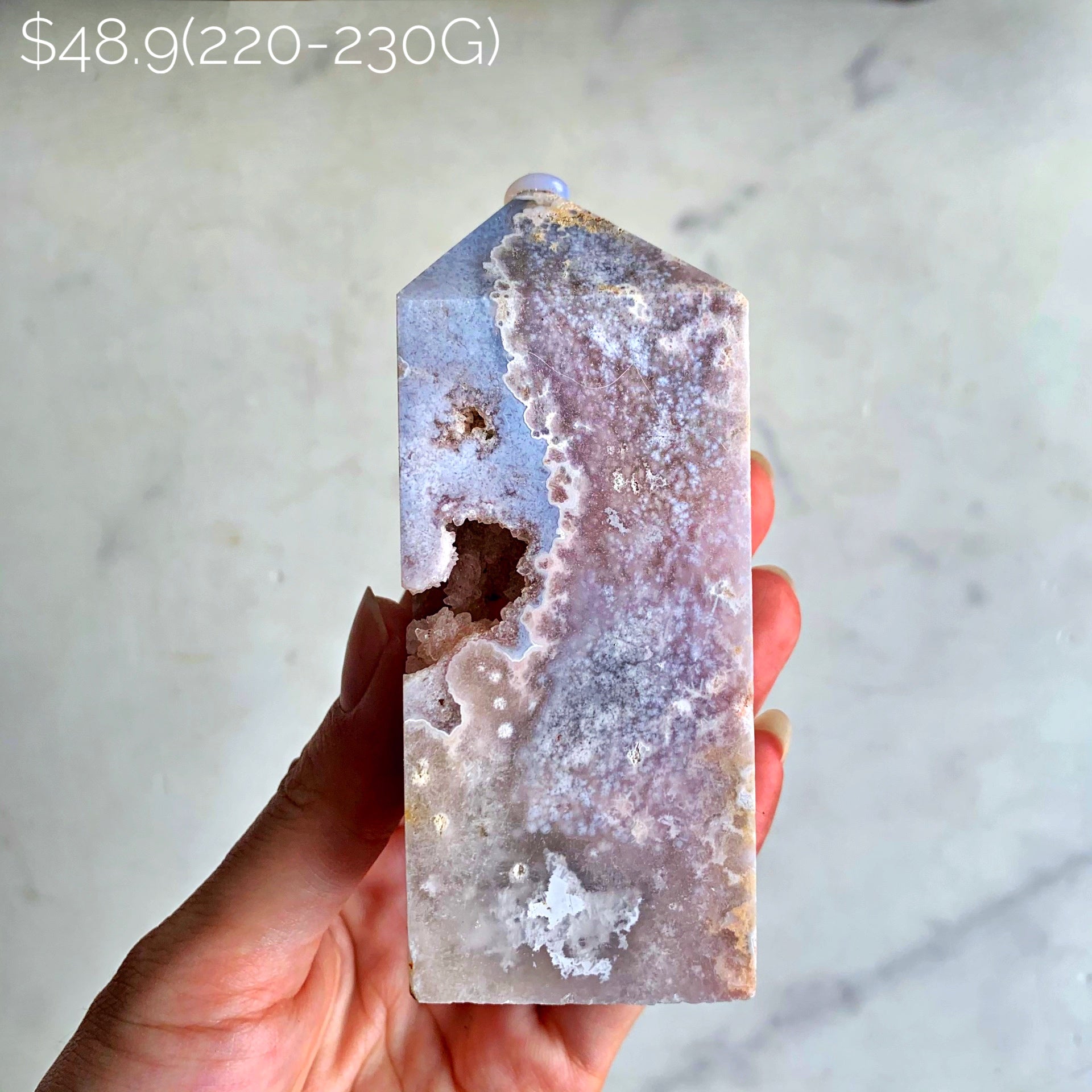 【Weekly Flash Deals】Amethyst Flower Agate Druzy Tower