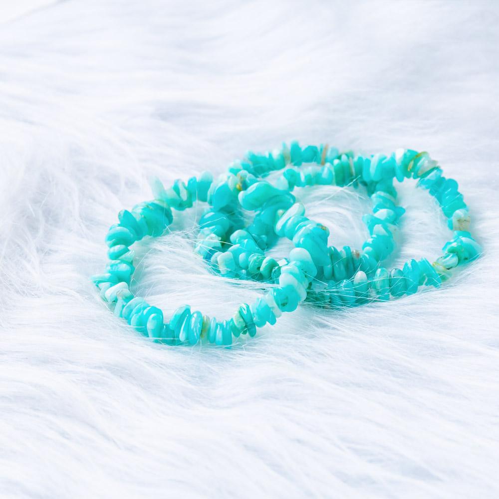 Reikistal 【Chips Bracelet 】Amazonite