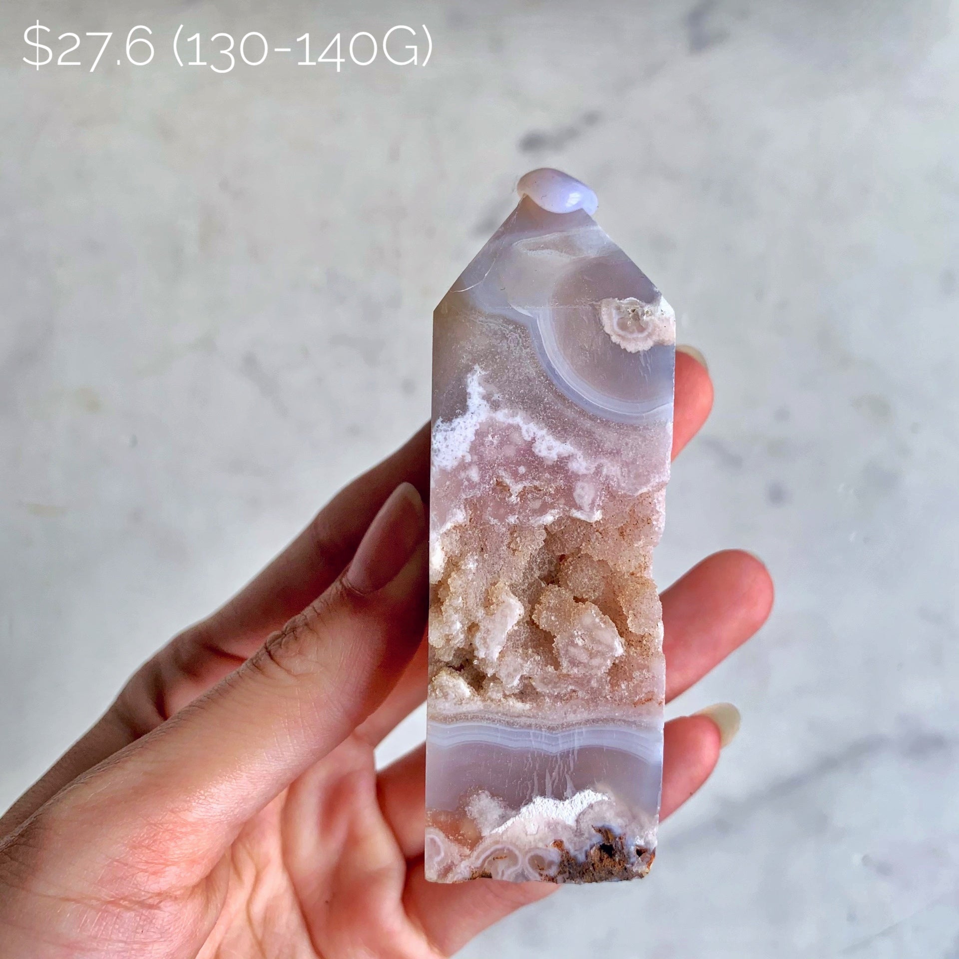 【Weekly Flash Deals】Amethyst Flower Agate Druzy Tower