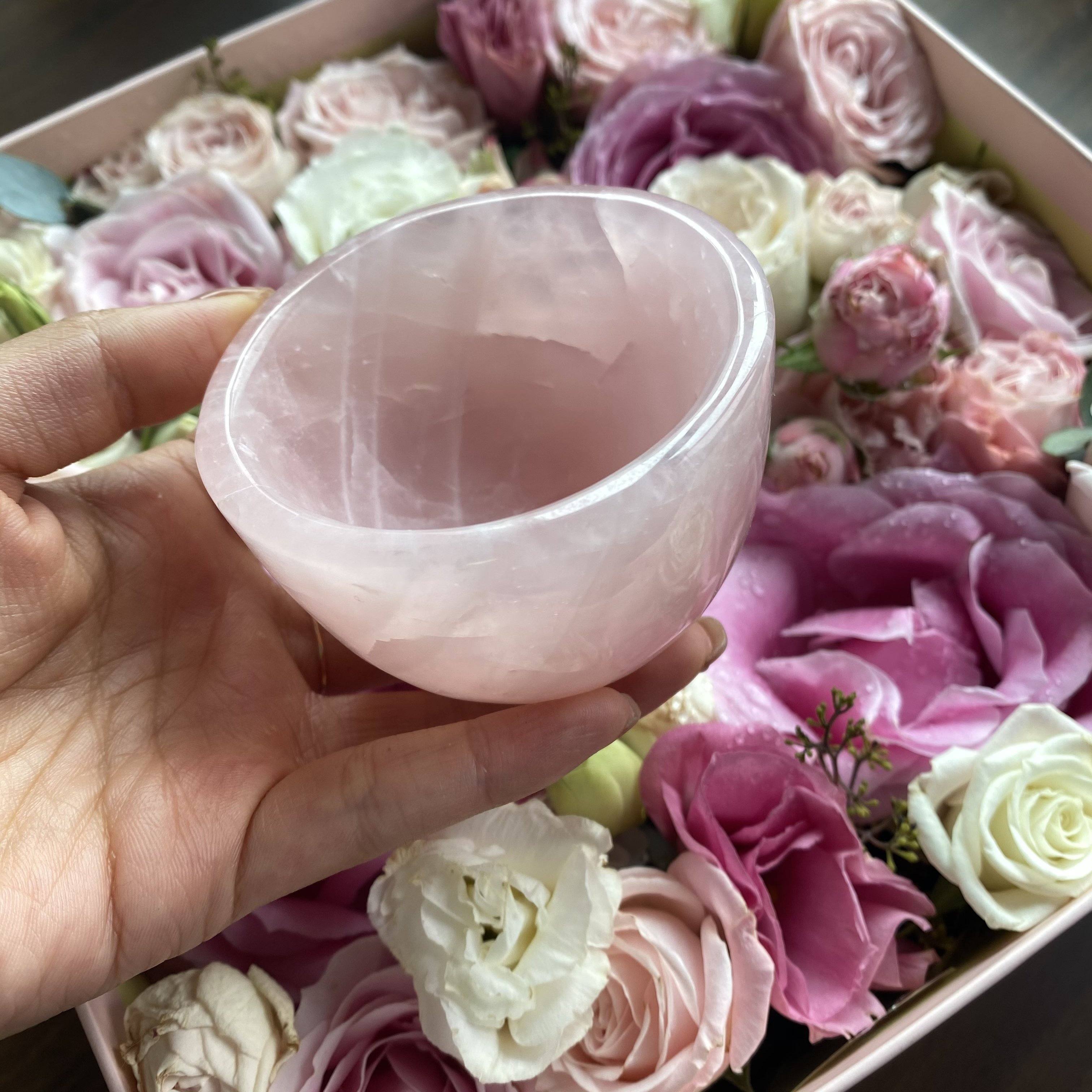 Reikistal Clear Quartz & Rose Quartz Small Cup