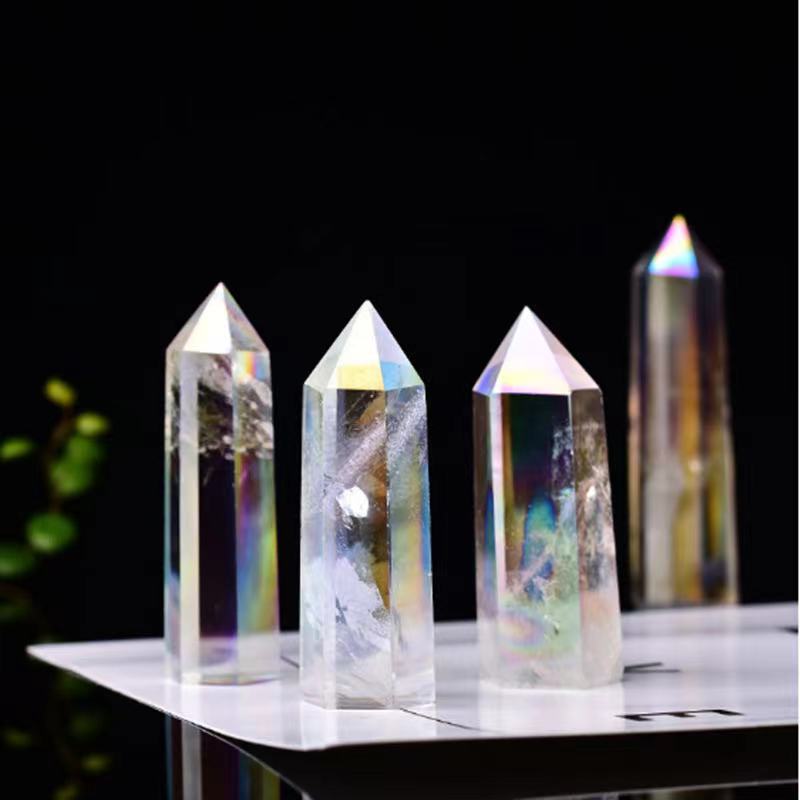 Reikistal Aura Clear Quartz Point