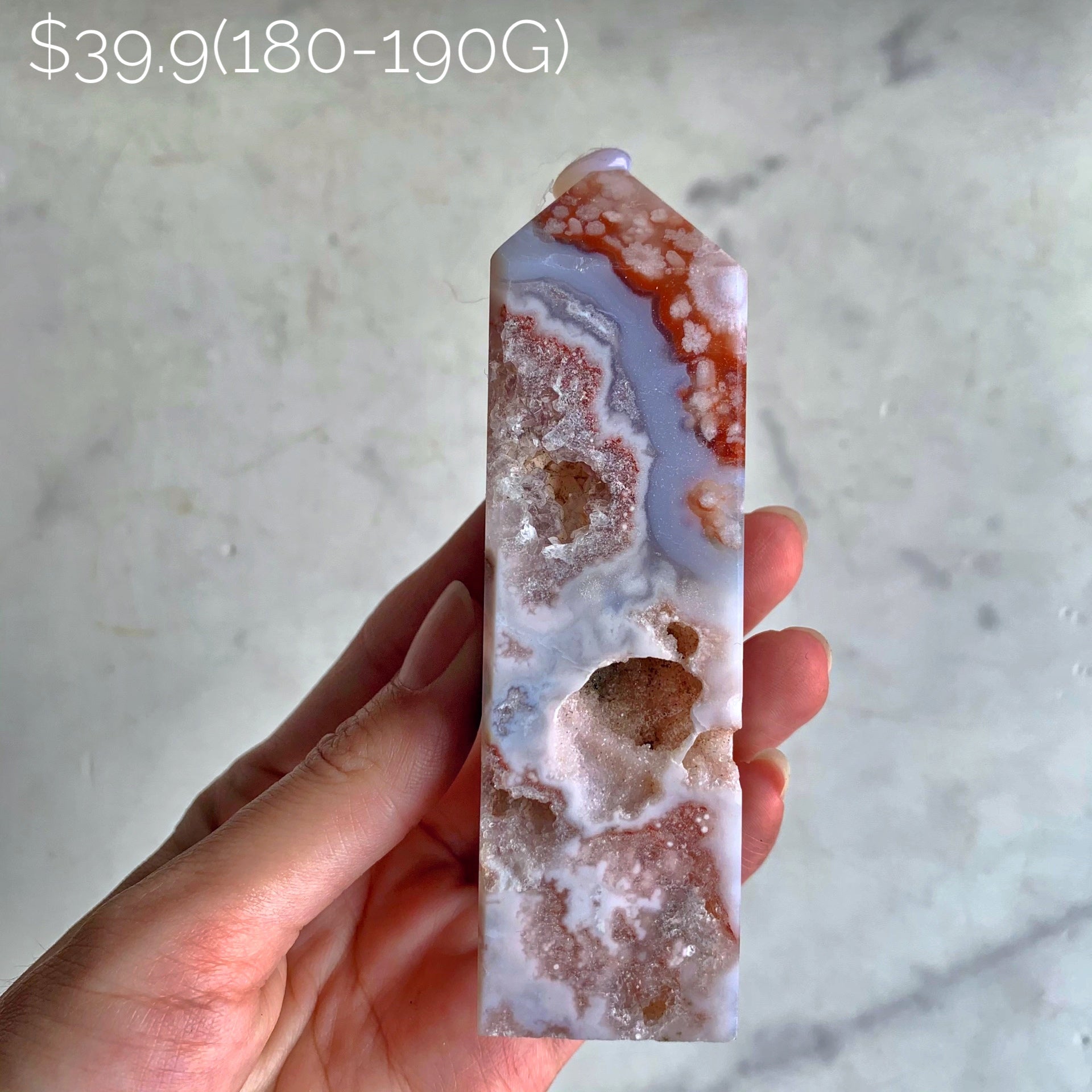 【Weekly Flash Deals】Amethyst Flower Agate Druzy Tower