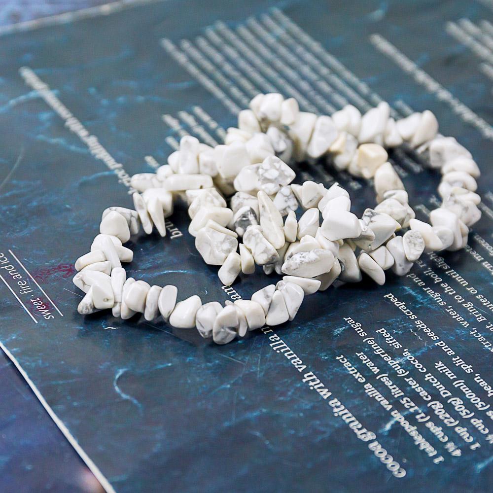 Reikistal 【Chips Bracelet 】Howlite