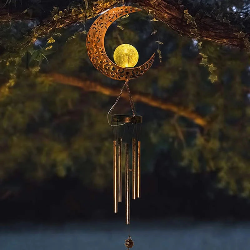 Reikistal Solar Moon or Sun Wind Chime Ornaments