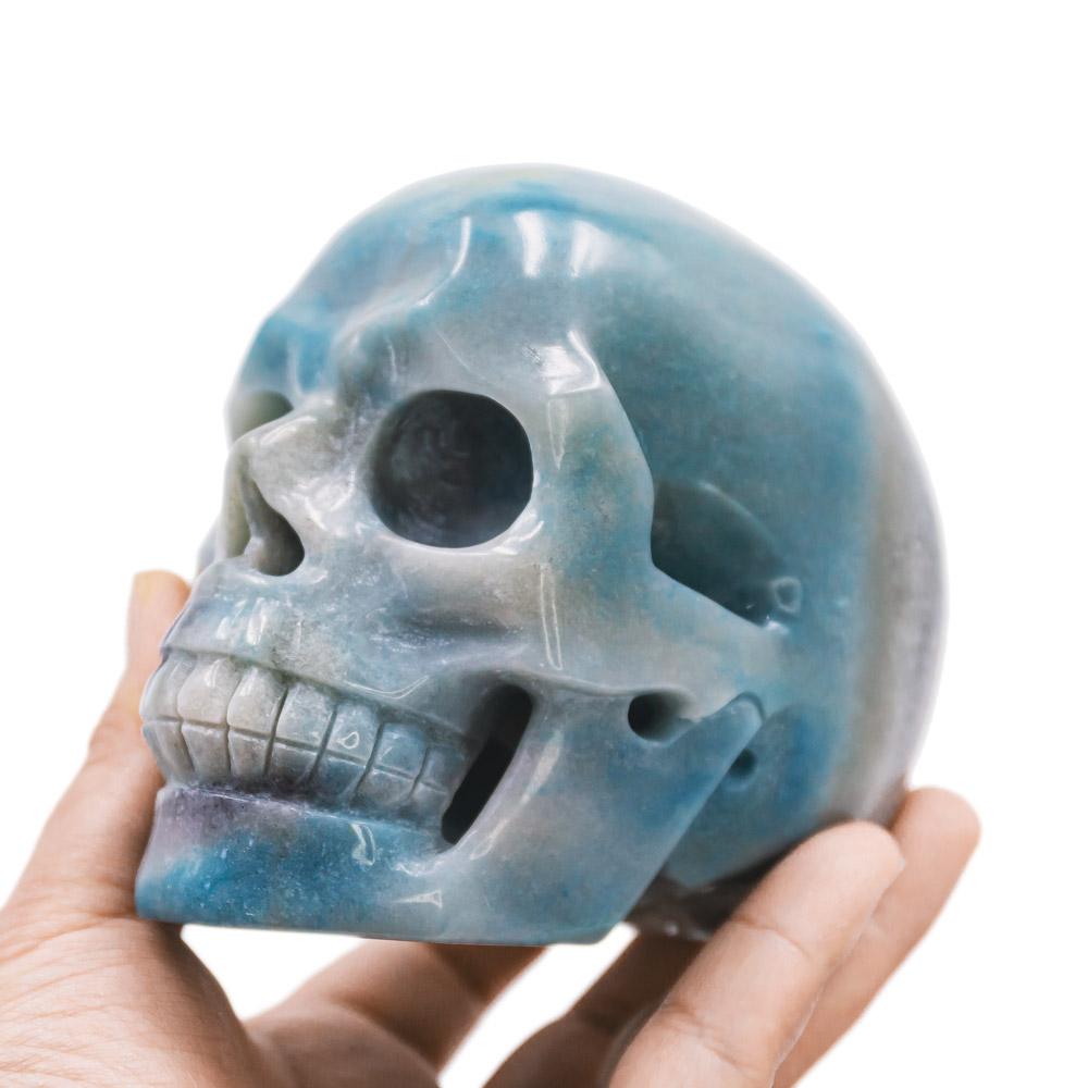 Reikistal Trolleite Hollow Out Carving Skull