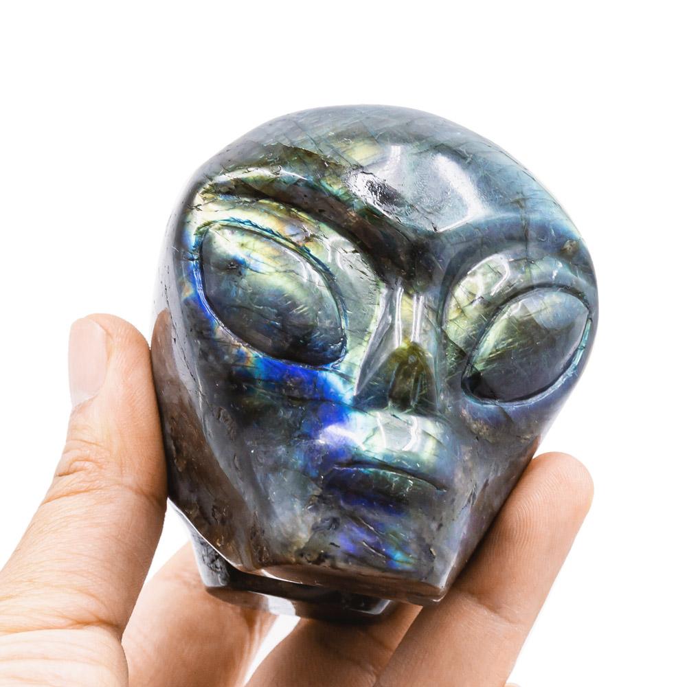 Reikistal Labradorite Alien Skull