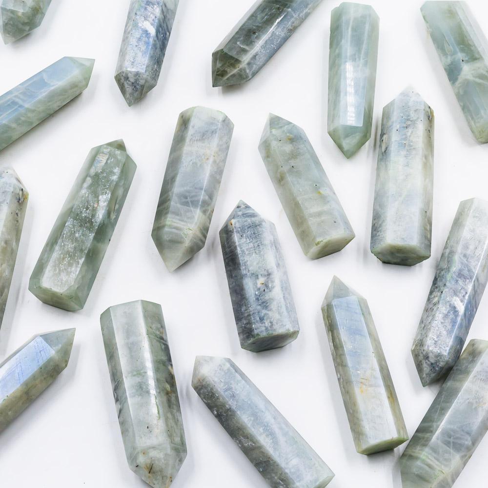 Reikistal Blue Flash Moonstone Point