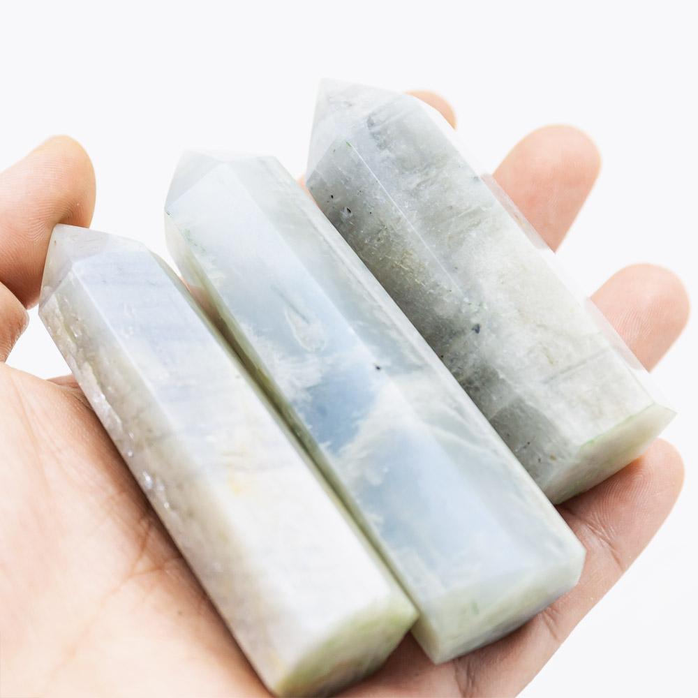 Reikistal Blue Flash Moonstone Point