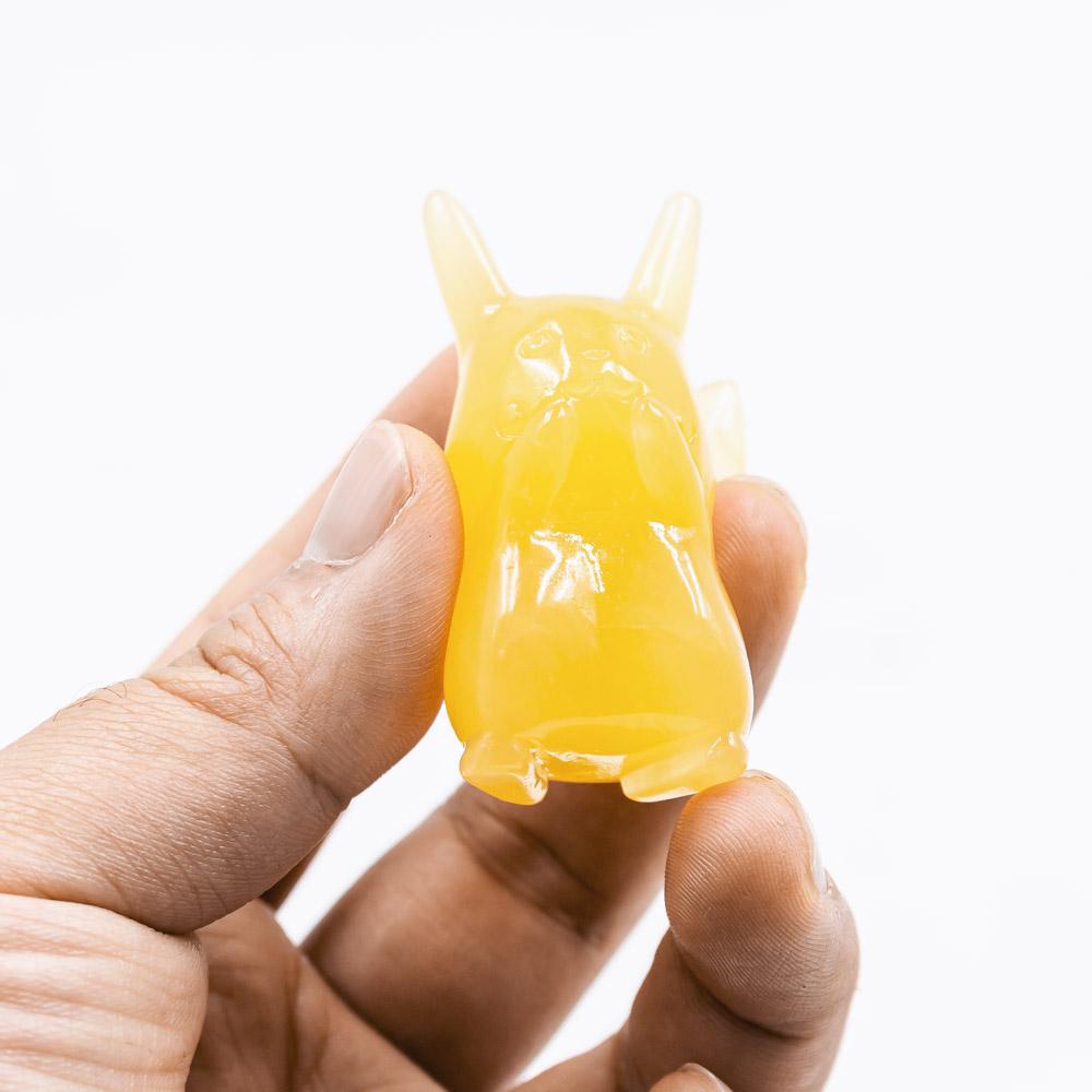 Reikistal Orange Calcite Pikachu