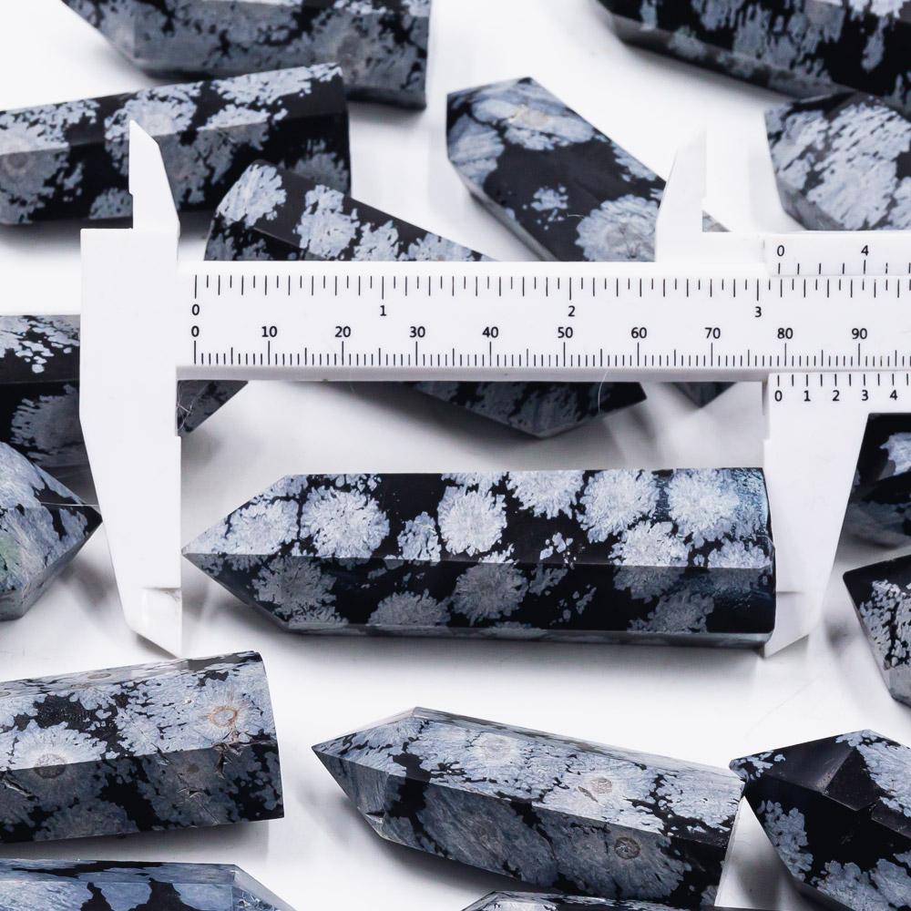 Reikistal Snowflake Obsidian Point