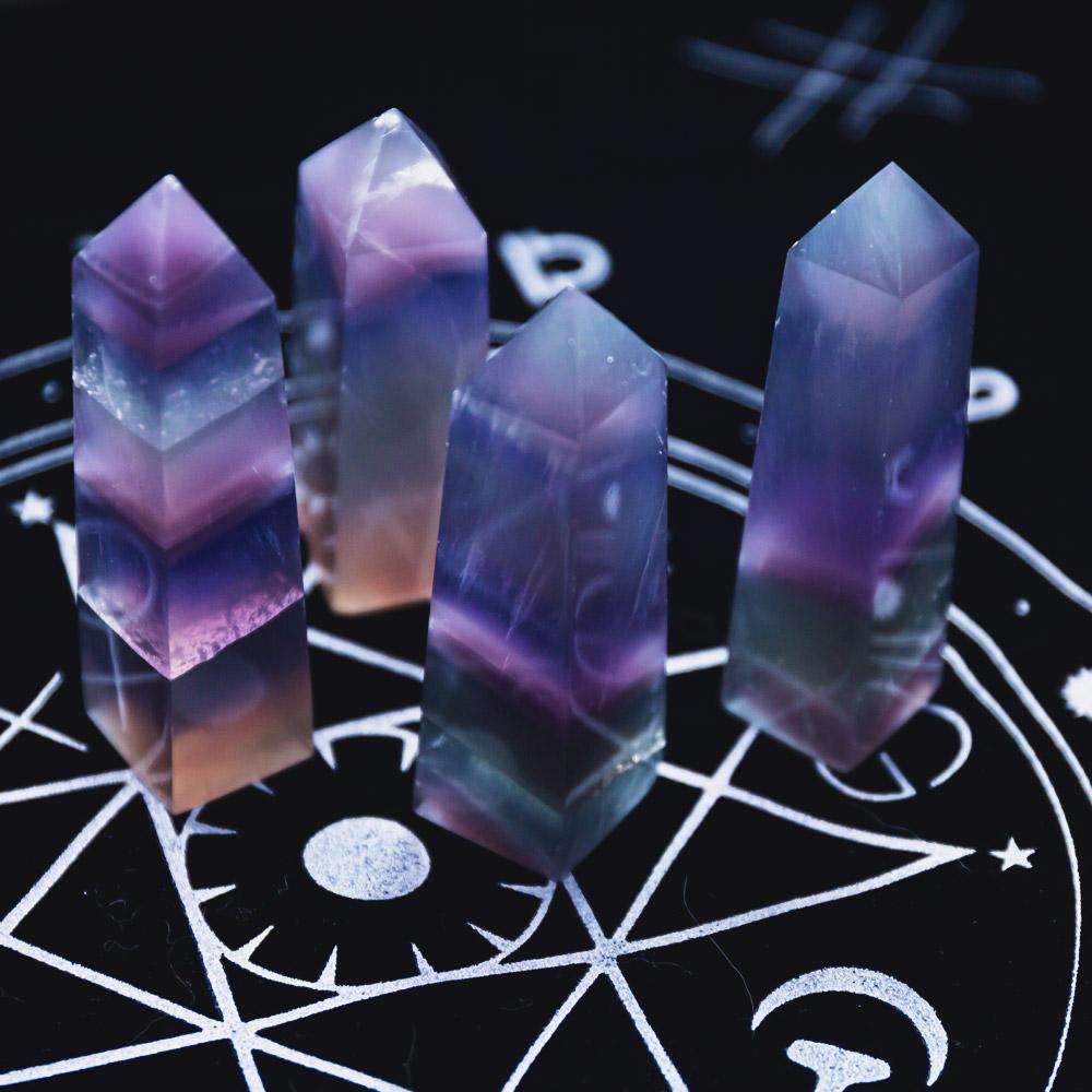 Reikistal Indigo Bule Fluorite Point