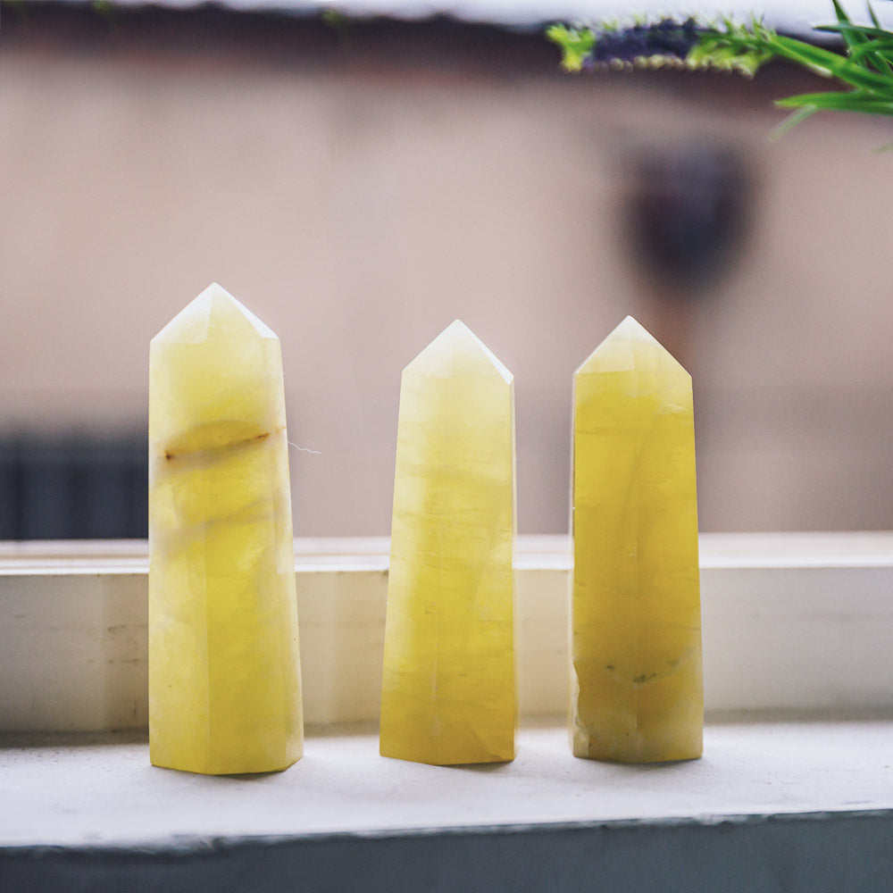 Reikistal Lemon Calcite Point