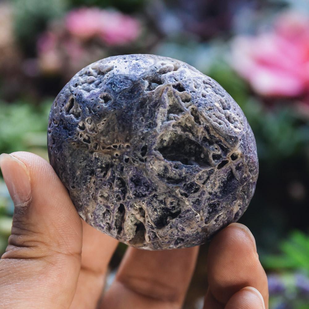 Reikistal Purple Sphalerite Palm Stone