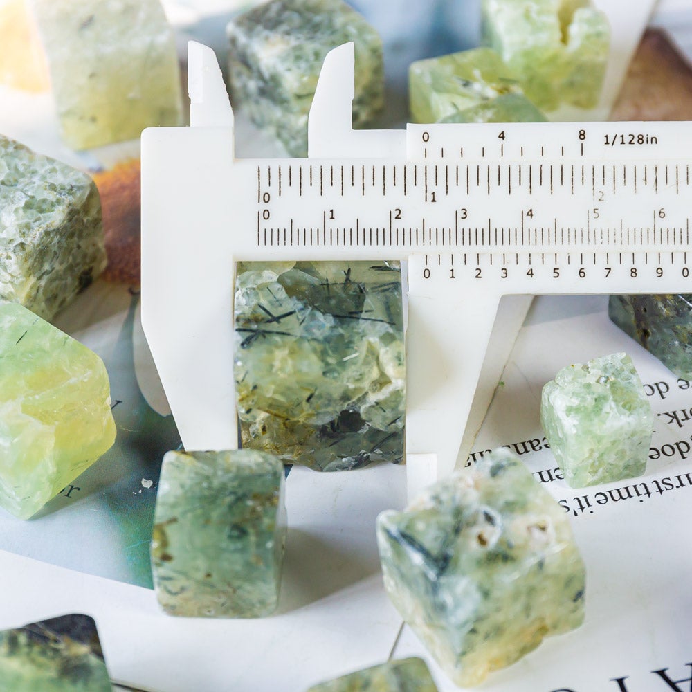 Reikistal Prehnite Cube